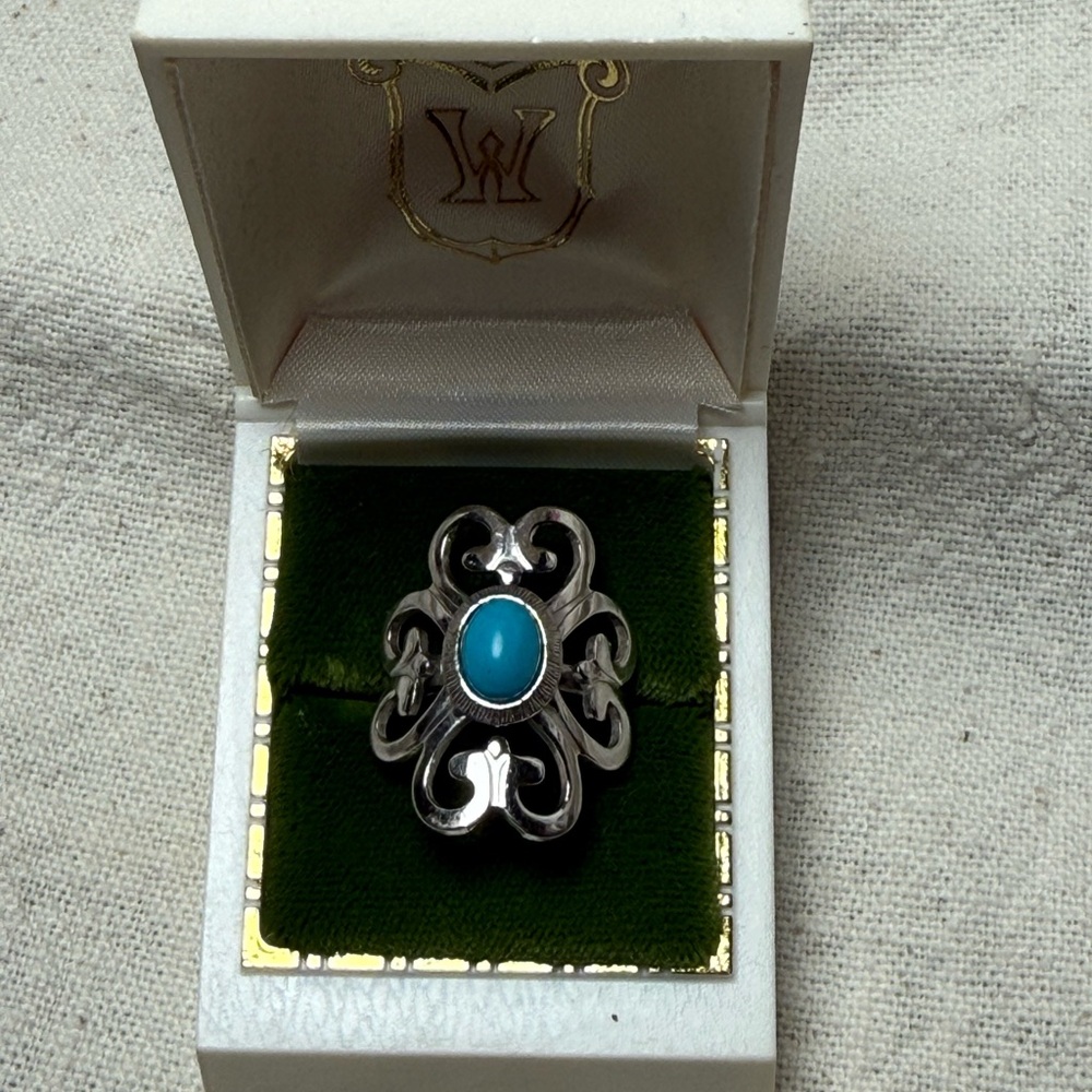 Silver and Turquoise Ring